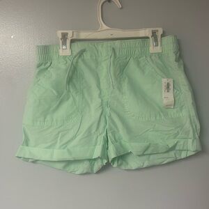 Brand new Old Navy seafoam green shorts, girls size xl (14)